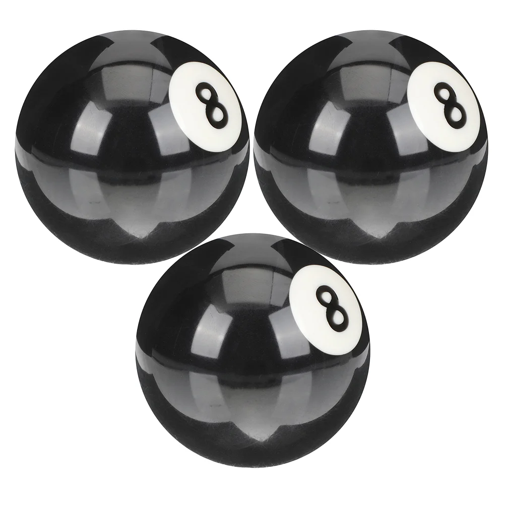 

3 Pcs Billiard Practice Training Cue Ball Supplies Table Tennis Pool Balls Portable