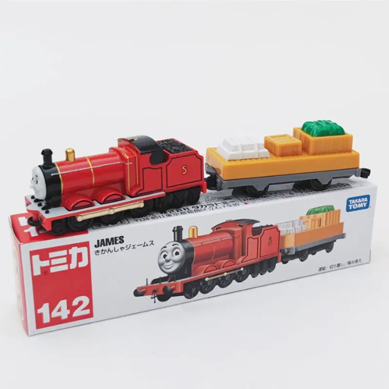 Takara tomia Pla-Rail Plarail Thoma & Friends aluminiowy Model samochodu silnik czołgowy pociąg kolejowy zabawki na prezenty dla dzieci modelu lokomotywy zmotoryzowanej