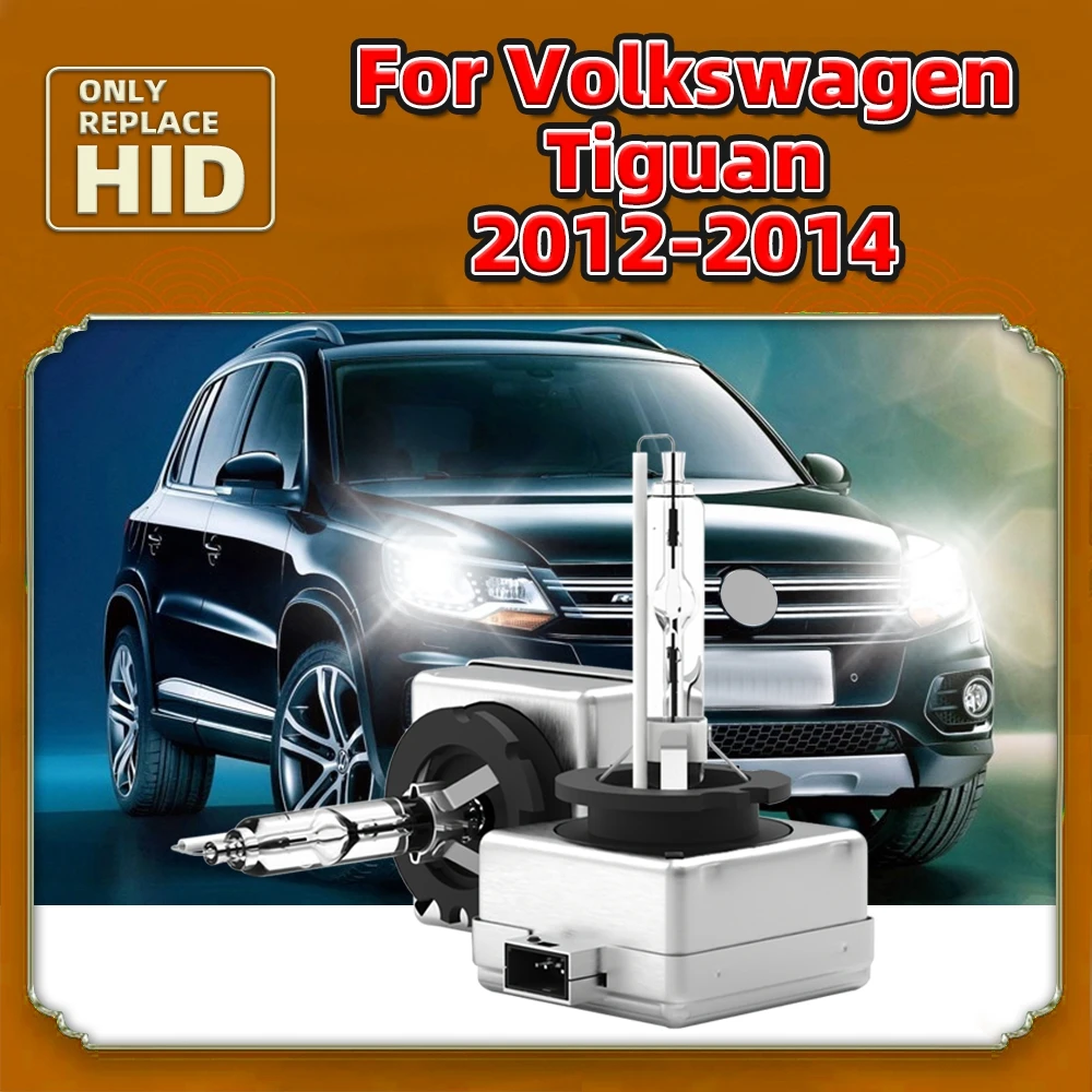 

2 шт., автомобильные ксеноновые лампы для VW Volkswagen Tiguan 6000 2012 2013 2014