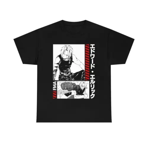 Fullmetal Alchemist Edward Elric Anime New Unisex T-shirt