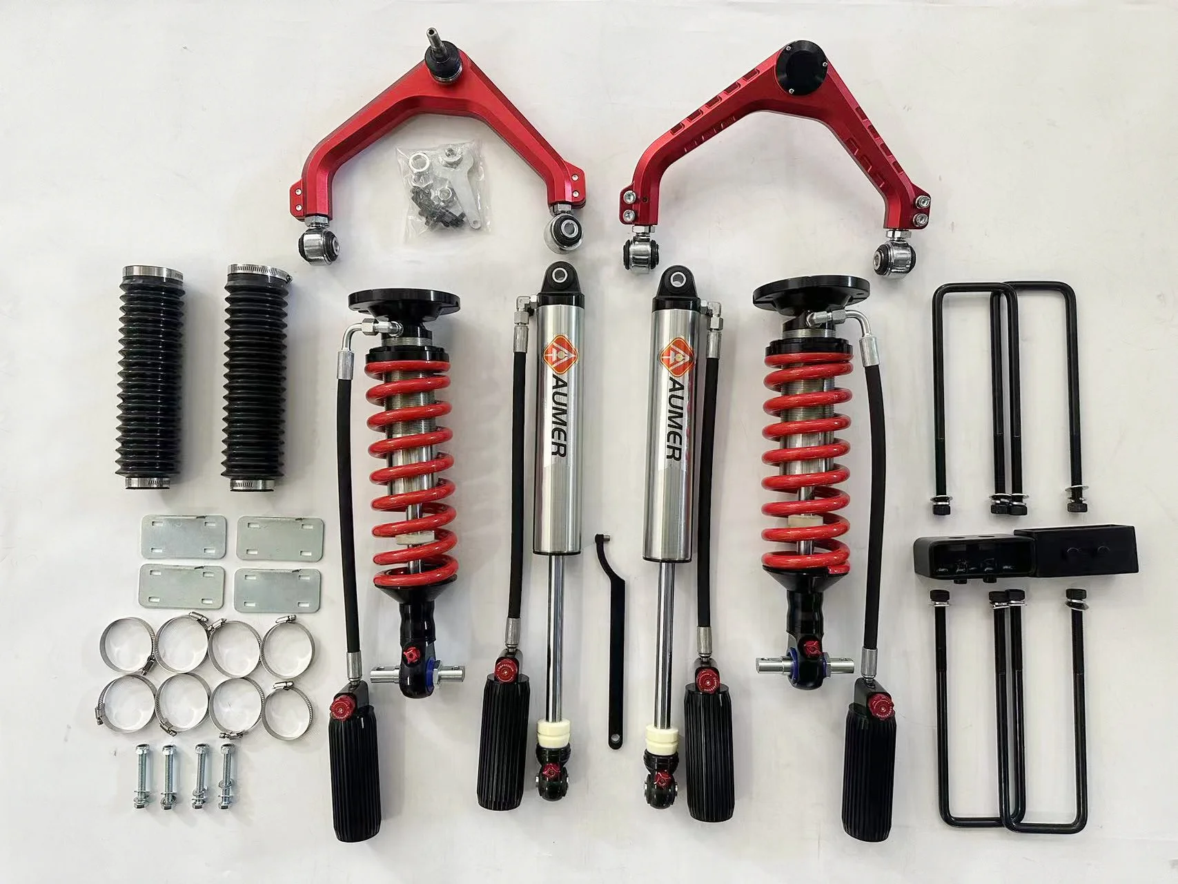 Aumer GMC 4WD على الطرق الوعرة امتصاص الصدمات سباق كويلوفر طقم رفع قابل للتعديل أجزاء تعليق لجي إم سي يوكون #6