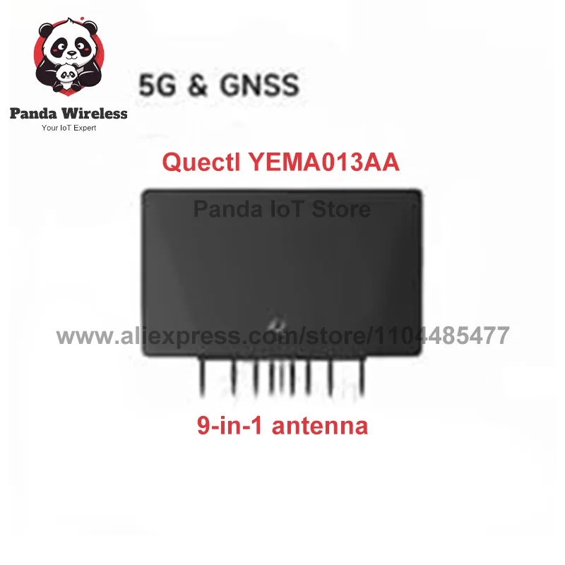 

1 шт. Quectel YEMA013AA GNSS антенна 9-в-1 с высоким коэффициентом усиления 5G непроницаемый кабель alta ganancia LMHs MHs GNSS IP67 3M RG174 SMA MALE