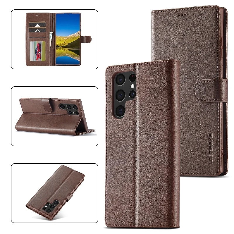 

Side Magnetic Buckle Flip Phone Cover For Xiaomi Redmi 9T 9A 9i 9AT 9 Power 10X Note 11 10T 10S 10 9 8 Pro Protective Case