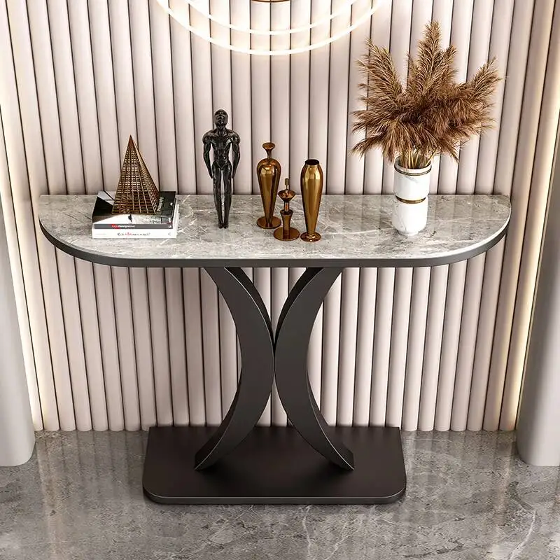 Modern Simple Entryways Table Boho Design Decoration Aesthetic Console Tables Unique Design Konsolentisch Living Room Furniture