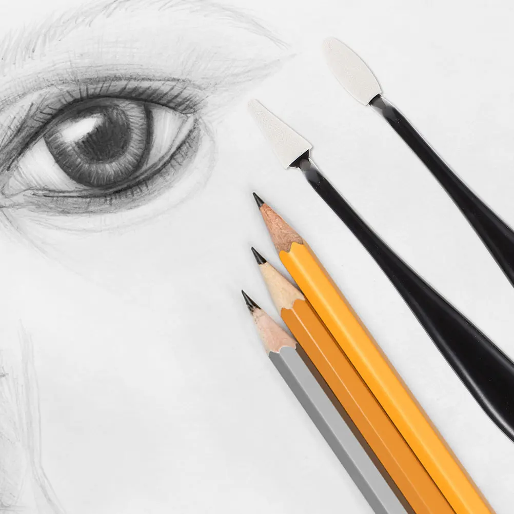 1 مجموعة مناديل رسم فرشاة مزج العصي أدوات الرسم خفيفة الوزن دائم PP مناديل رسم مزج جذوع اللوحة محايات #6