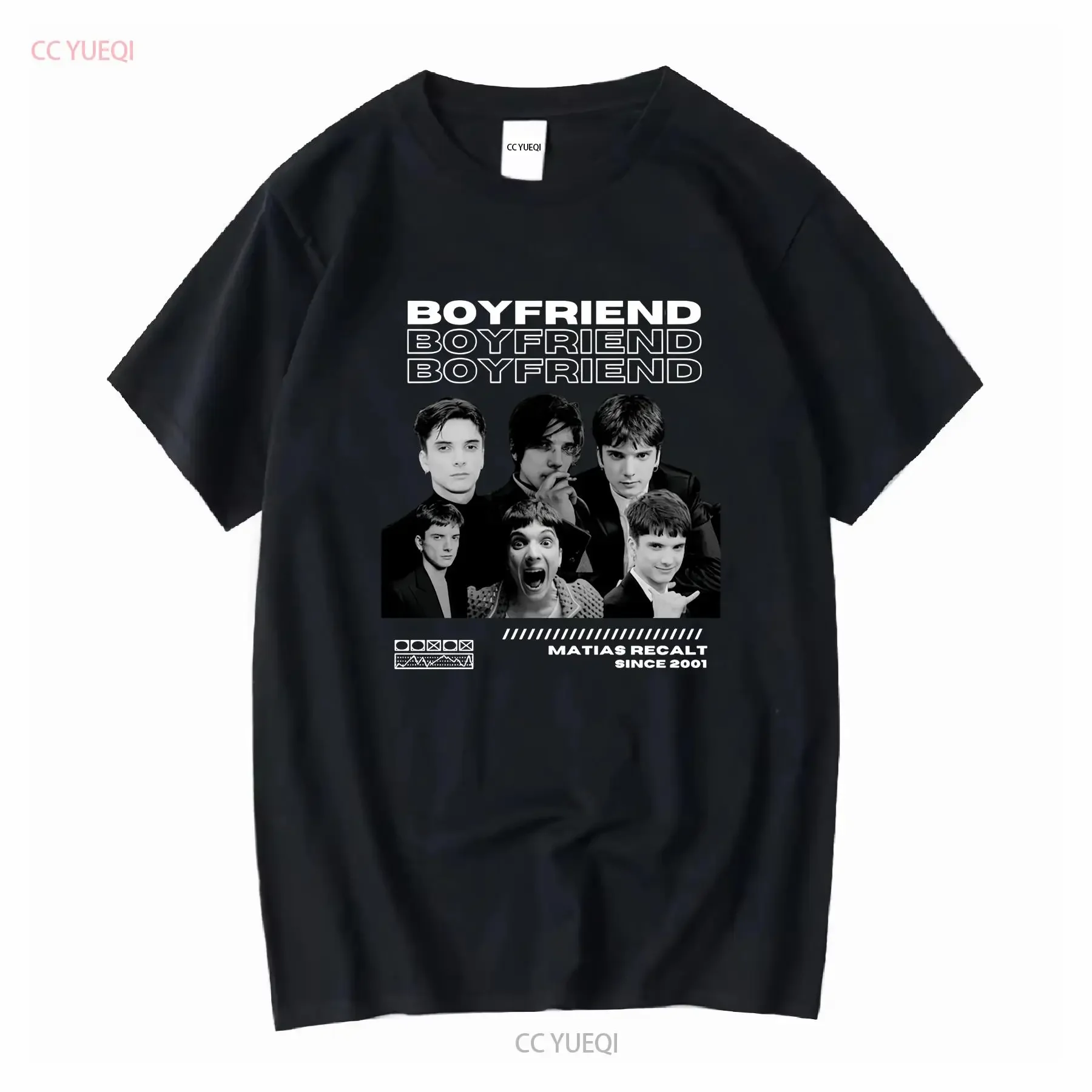 Camiseta de Matias Recalt Fan Society of the Snow Heavy Cotton manga larga o corta vintage Ropa de diseñador estirada lavada