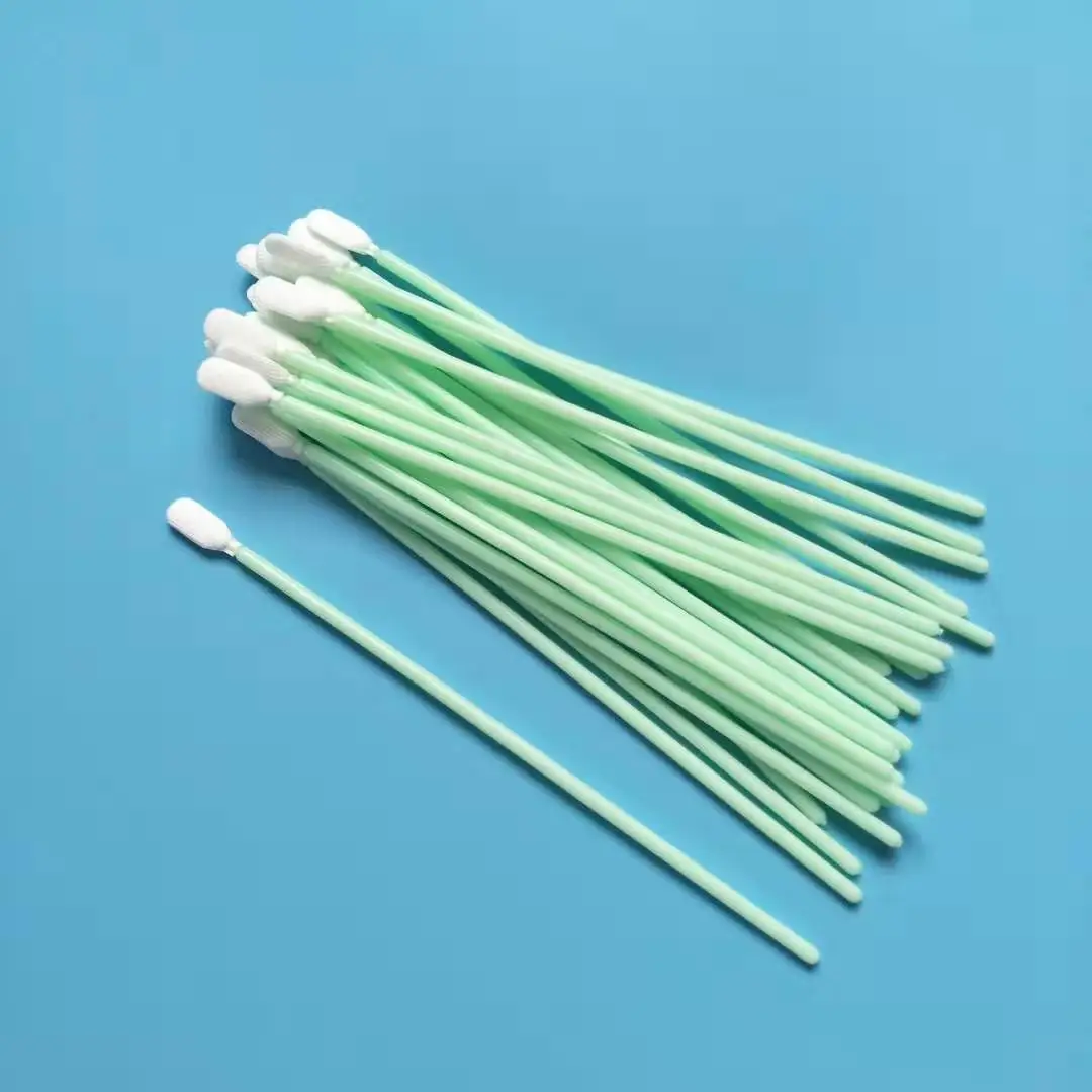 

100 шт./упак. Безворсовые антистатические полиэстеровые тампоны для чистки в чистых помещениях, для защиты линз и окон волоконно-лазерных машин