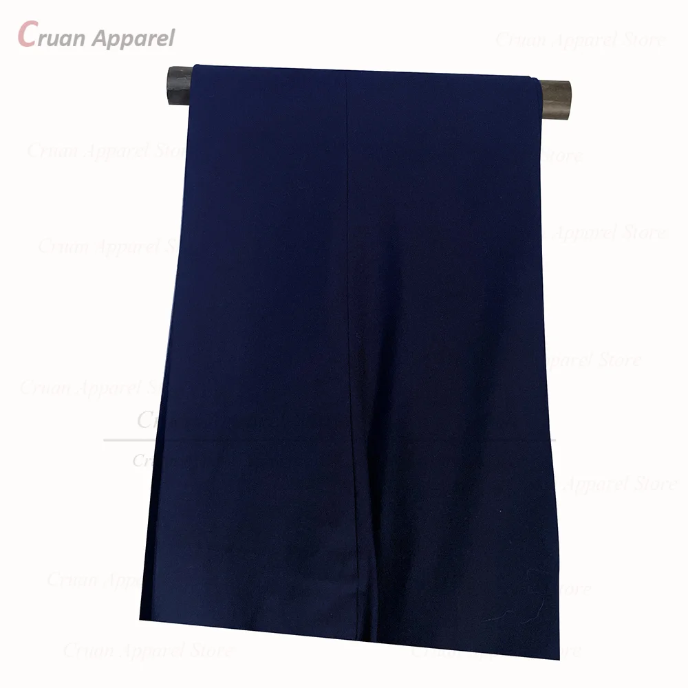 

Fashion Suit Pants for Men Slim Fit Navy Blue Formal Business Office Work Wear Trousers Tailors-made Casual Male Clothing