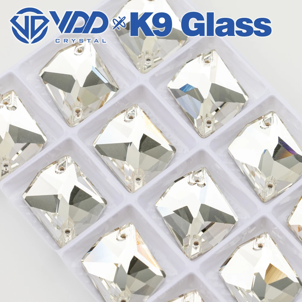 VDD S101 Kristall Cosmic K9 Glas Aufnähbare Strasssteine Hochwertige AAAAA Kristall-Flachsteine zum Aufnähen – Detail 6
