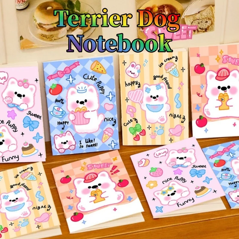 Small West Highland Terrier Dog Notebook, Cute Pocket Notepad for Student Supplies Ideal Gift for Journaling Bear Fruit Capybara