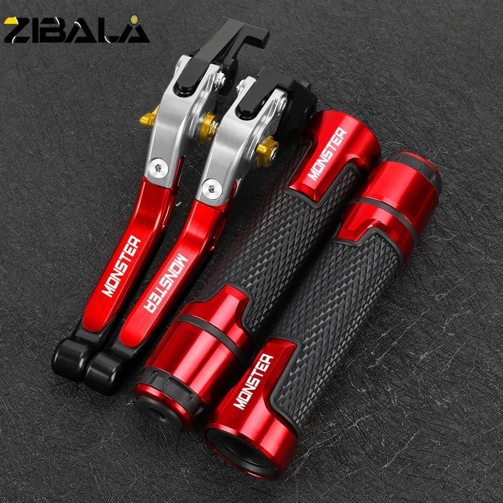 

Motorcycle Accessories Brake Clutch Levers Handlebar Grip Handles bar Grips For DUCATI MONSTER 950 Monster 937 2021 2022 2023