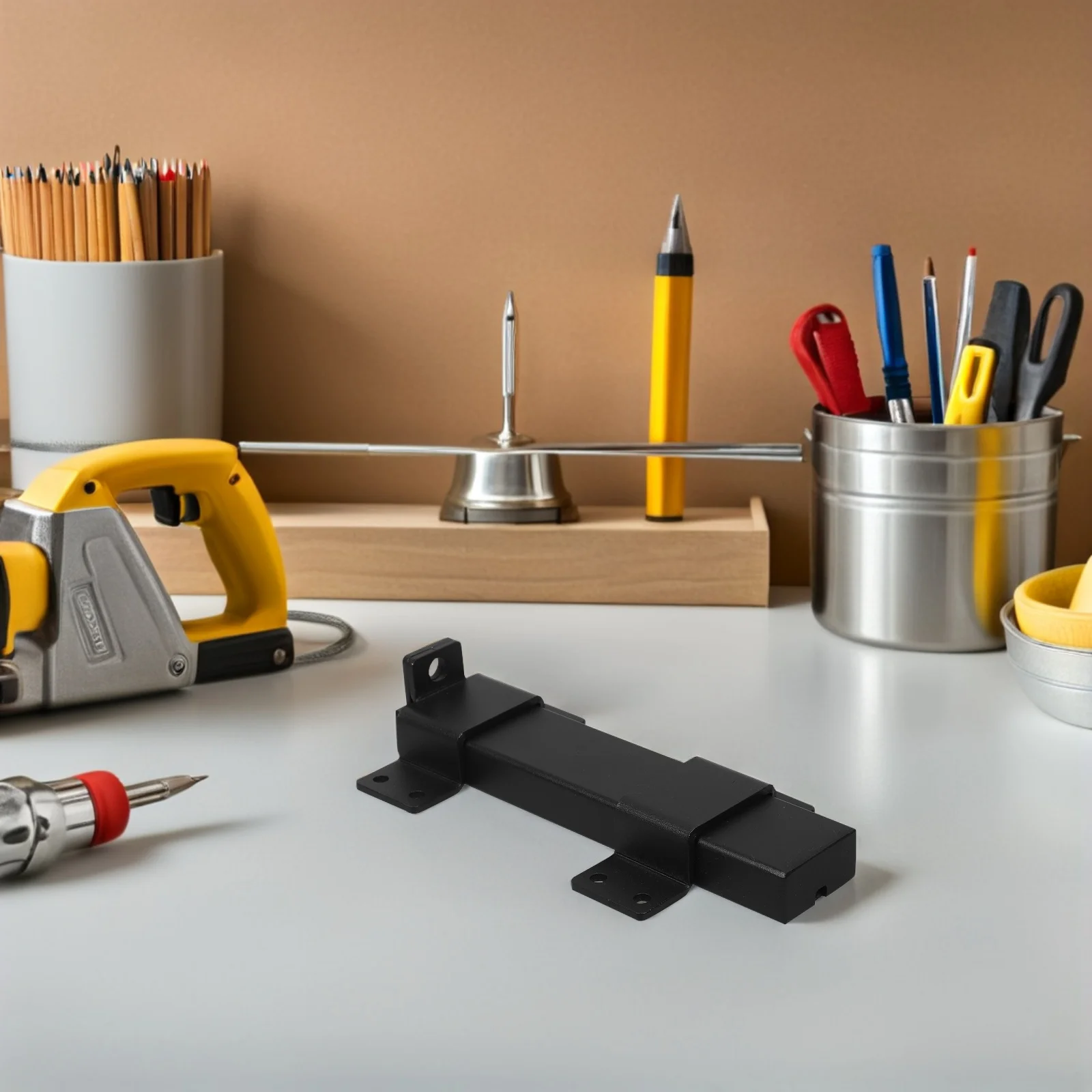 

Sliding Bolt Lock with Padlock Hole Heavy Duty Adjustable for Outdoor Gate Shed Patio Fence Security Door Latch Silent Operation