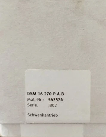 

Brand New DSM-16-270-P-A-B 547574 Rotary Cylinder 1pcs Fast delivery