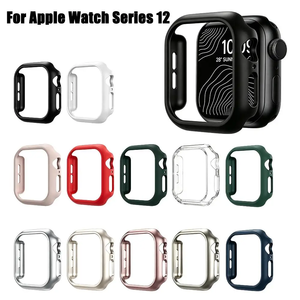 Case for Apple Watch Series 12 42 / 46mm Hard PC Bumper Protective Cover Wireless Charging Support Anti-Scratch Matte Finish