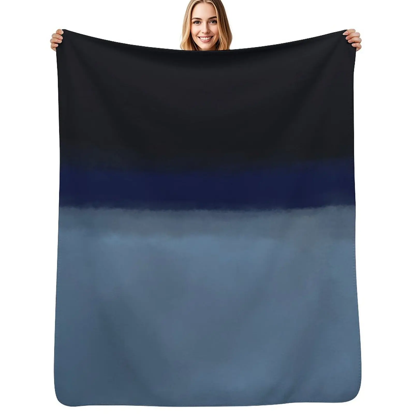 

Rothko Inspired #1 Throw Blanket Travel Size Cozy Blanket for Plane Train