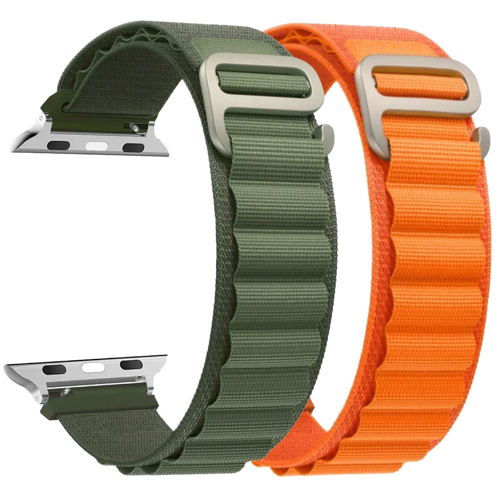 

Alpine Loop Strap for apple watch band 44mm 45mm 49mm 41mm 40mm 44 Nylon Trail Bracelet iWatch series ultra 2 9 8 7 6 5 4 3 se