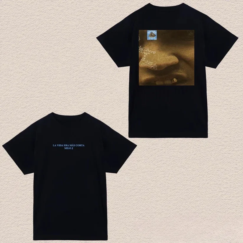 Milo J Merch Tee Unisex T-shirt Men Short Sleeve Tee Causal Tops Clothes Female Y2K Tops