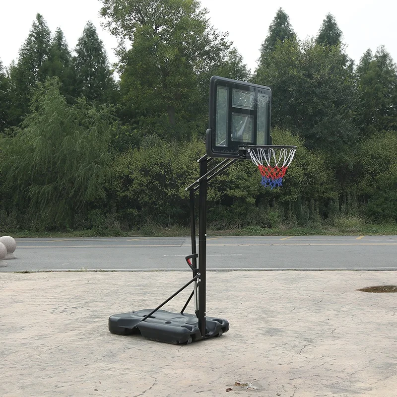 3.05m Height Adjustable Basketball Stand Hoop Backboard Basketball Net with Wheels