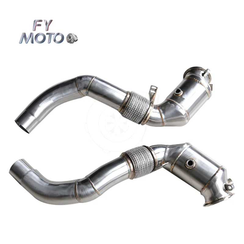 

For BMW M850I G14 G15 G16 X5M X5 G05 G30 M550I N63 Downpipe