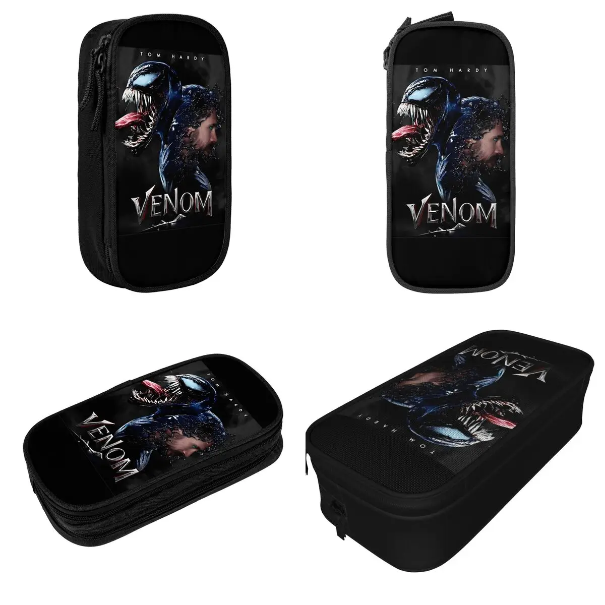 Malevolent Venom Pencil Case Creative Pen Bags Student Big Capacity Students School Gift Pencilcases