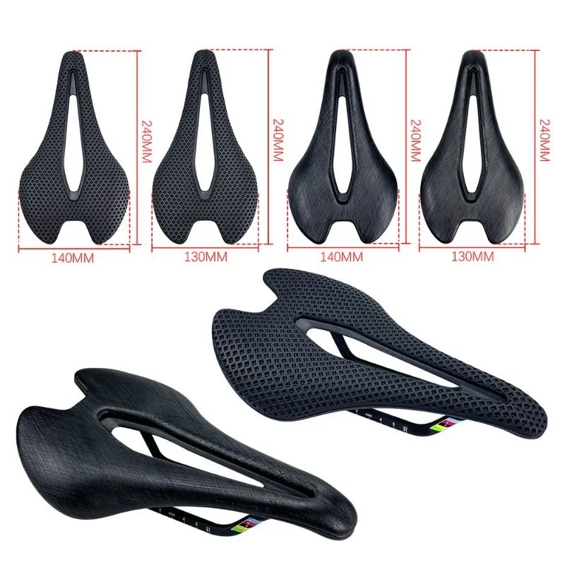Lightweight carbon fiber mountain, road bicycle seat saddle 3D printing extinction large hollow seat cushion