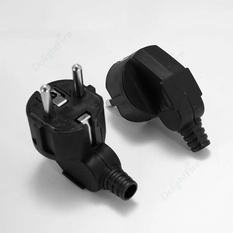 EU 4.8Mm Nước Pháp Đức Adapter Dây Nối Dài Cổng Kết Nối Cắm 16A Nam Ra Rewireable Cắm Điện Schuko Electeical Ổ Cắm