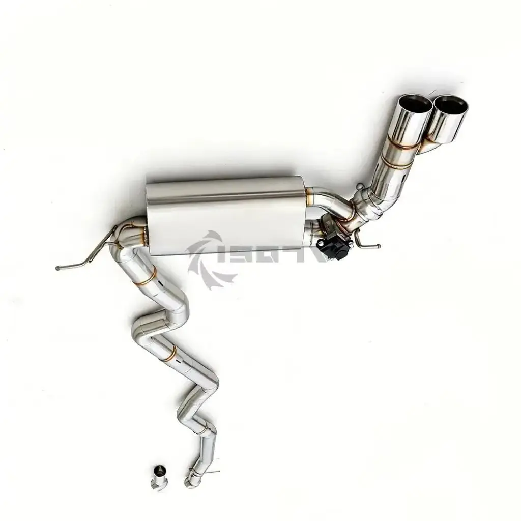 

For BMW 420i 428i 430i B48 2.0t (F32/F33/F36) 2016-2020 with Valve Muffler Cat Back Exhaust System with Intelligent Valve