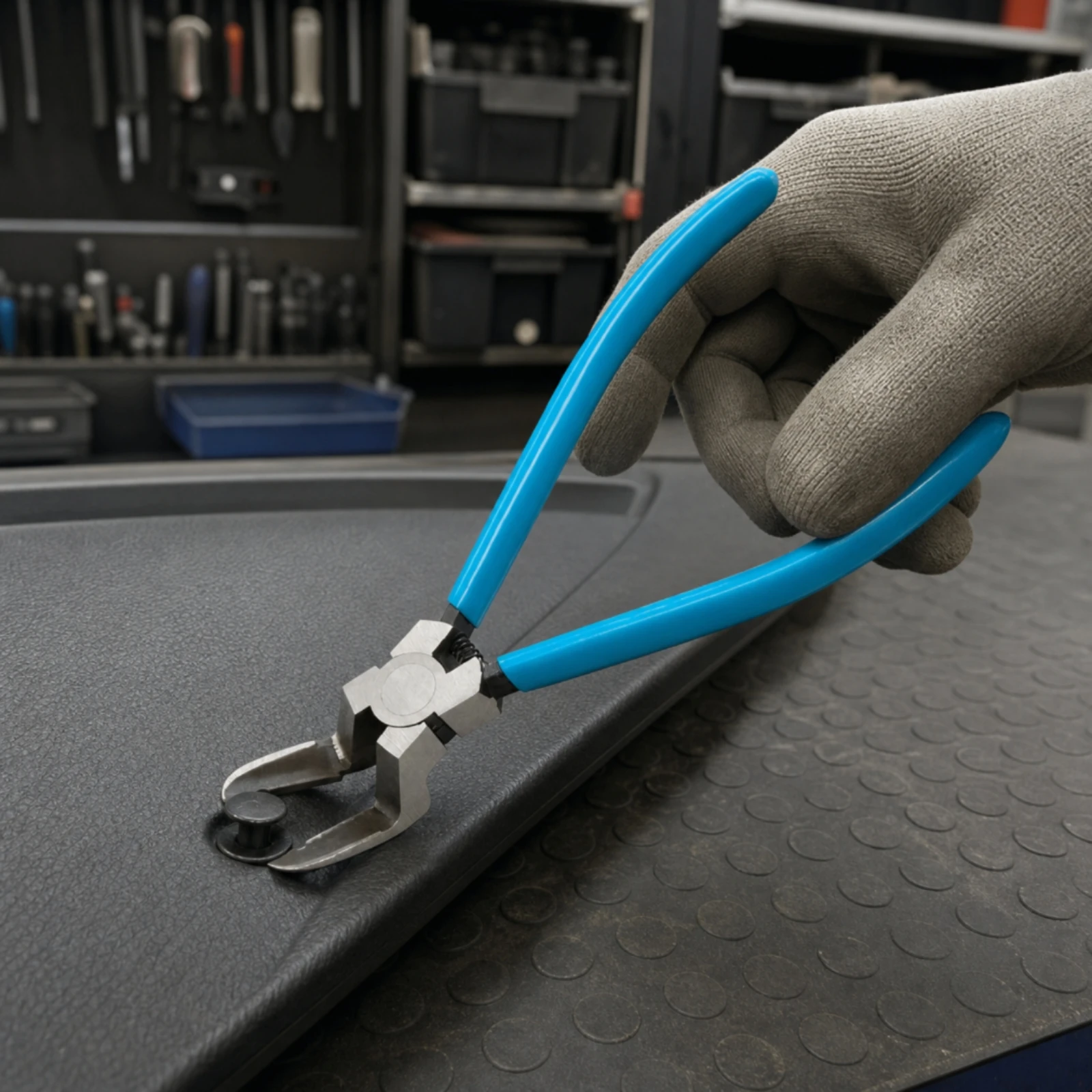 Panel Clip Removal Pliers Heavy-Duty Trim Clip Pliers Fastener Puller Compact Versatile for Mechanics