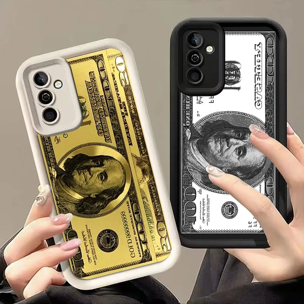 

Fashion Dollar US Money Phone Case For Samsung Galaxy S26 S25 S24 S23 S22 S21 FE S20 ULTRA PLUS Case TPU Shockproof Cover Shell
