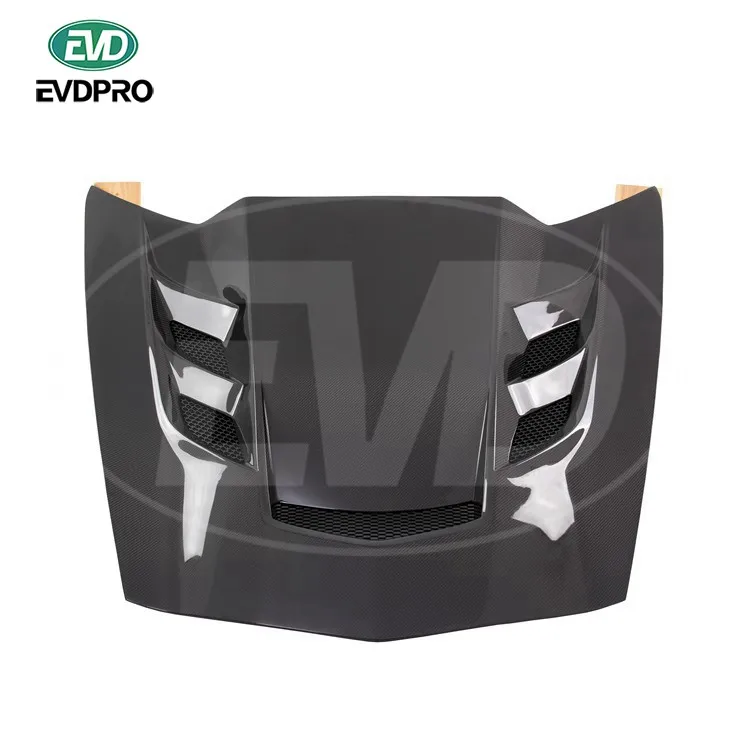 For Chevrolet Corvette C7 2014-2017 Carbon Fiber Hood