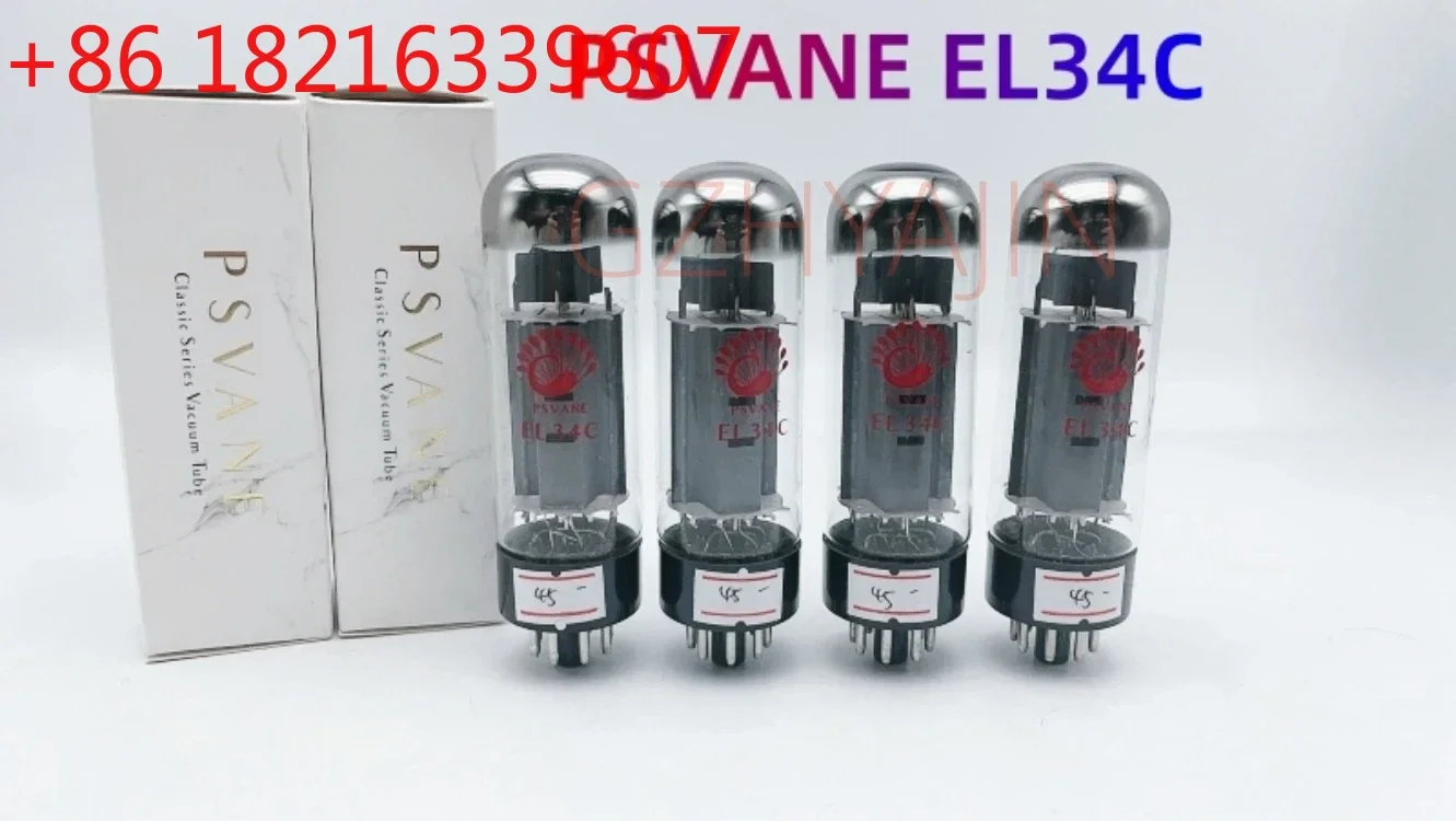 PSVANE Tube EL34C Original Factory Matched Pair Replace EL34 6CA7 6L6 for Vacuum Tube Amplifier HIFI Amp Audio Free Shipping