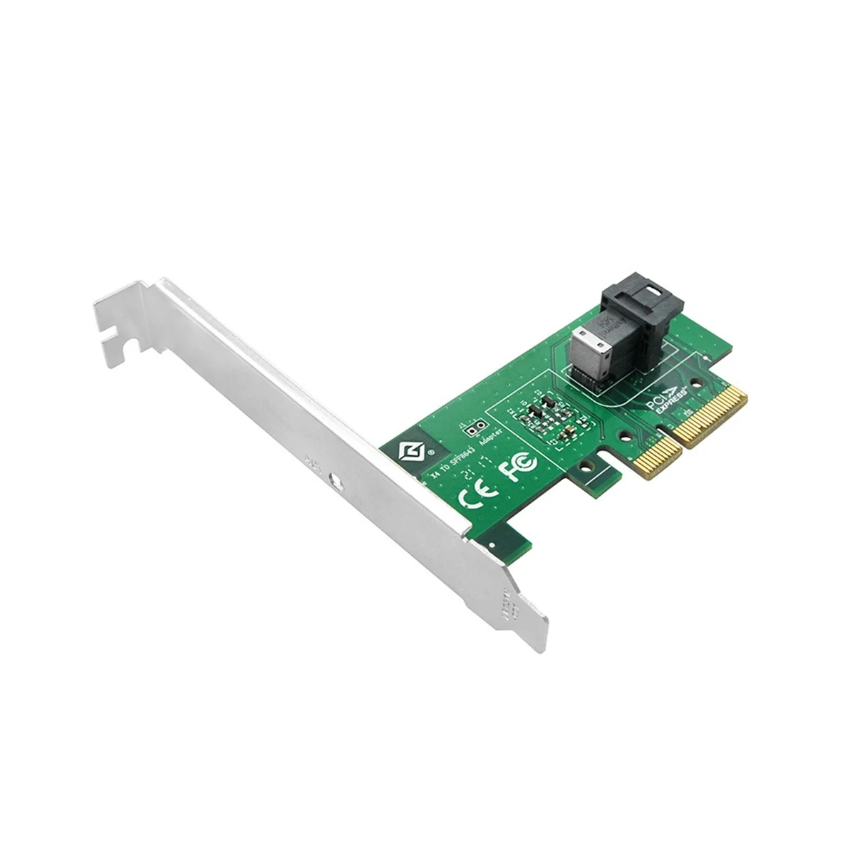 PCIE4.0 X4 для однопортового адаптера, карта памяти FF-8643 U.2 NVMe, плата расширения PCIE4.0, разделенная карта U2, карта адаптера