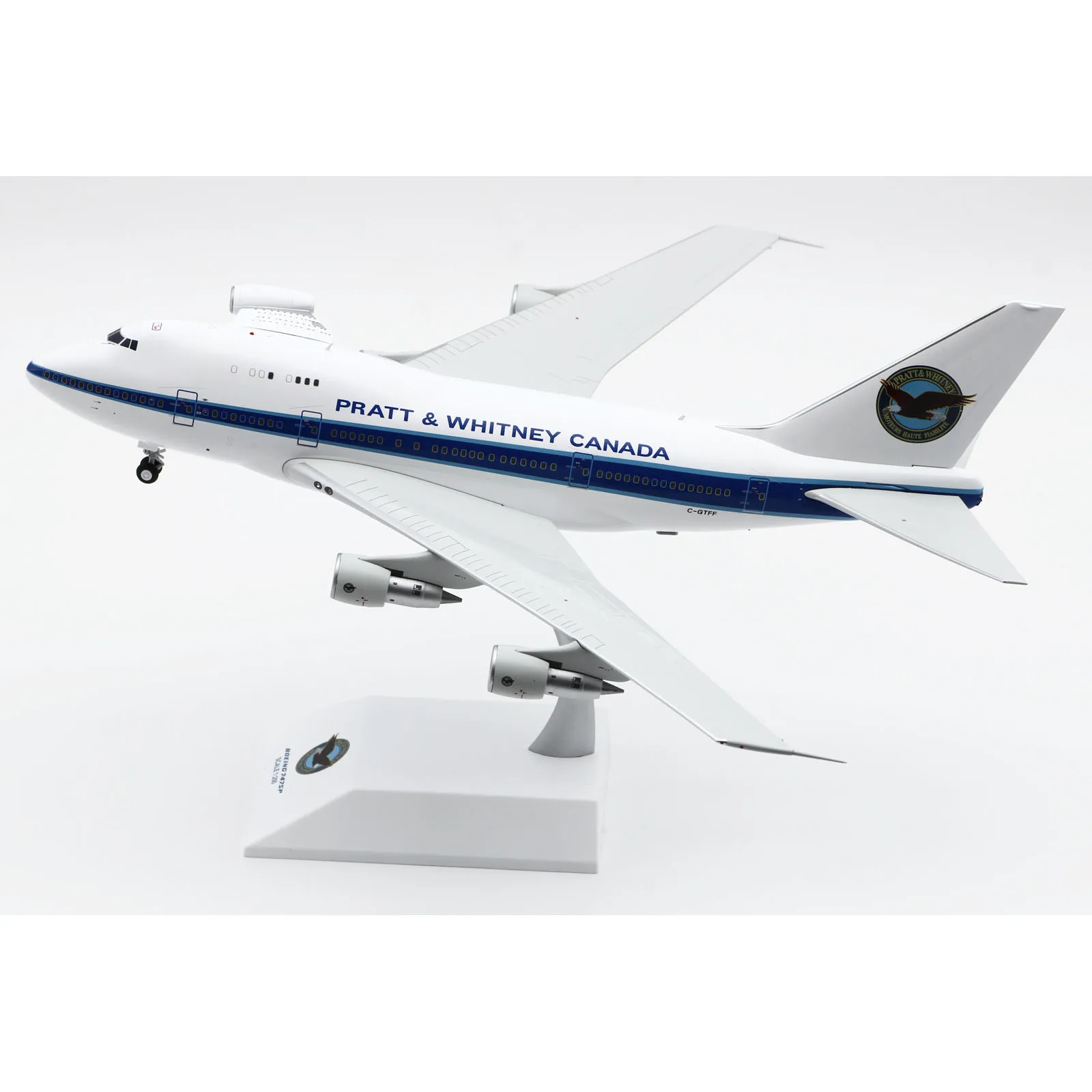 

XX20286 Alloy Collectible Plane Gift JC Wings 1:200 Pratt & Whitney Canada Boeing B747SP Diecast Aircraft Jet Model C-GTFF