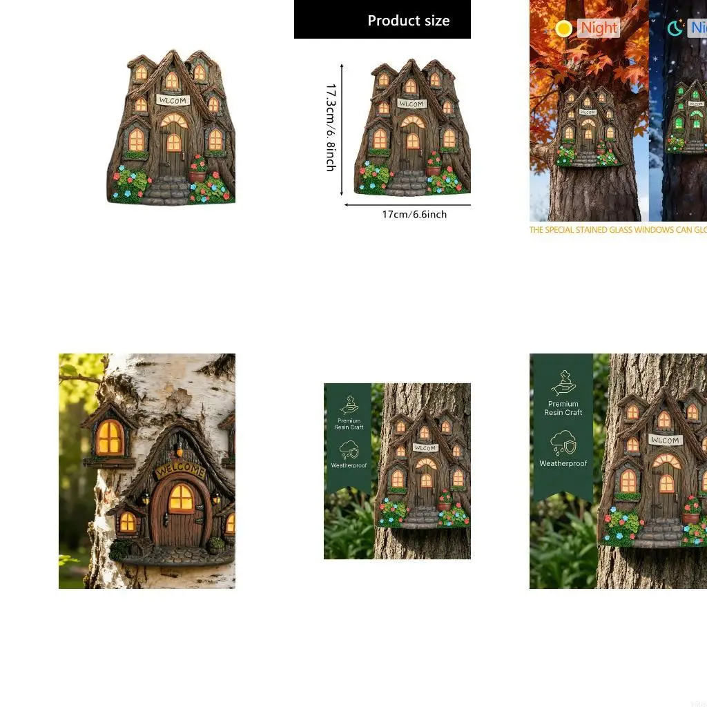 Storybook Wall Plaque for Garden Walls, Tree-Side Display and Shelves Y5GB