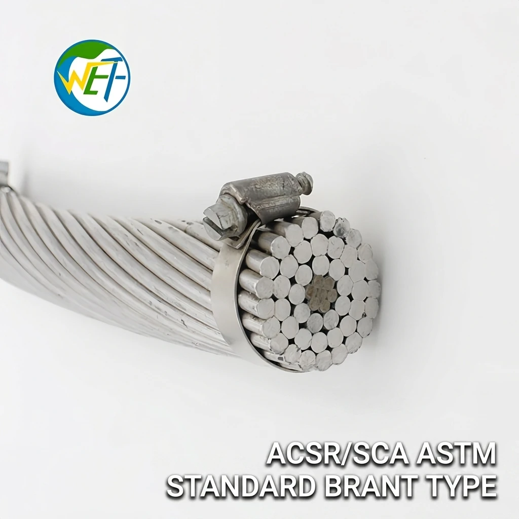 ACSR/SCA/Aluminium Conductor Steel Reinforced BRANT Type ASTM Standard .