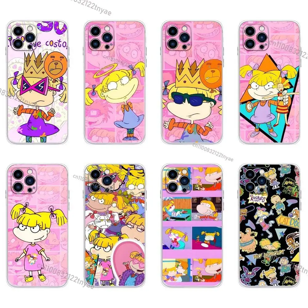 

Cartoon R-Rugrat Chuckies Phone Case for iPhone 16,15,14,13,12,11 Pro Max,Mini,17,Air,E,Anti-Fingerprint Anti-Shock Rear Cover