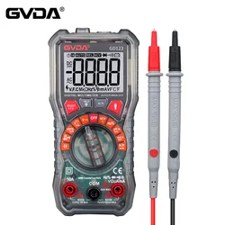 GVDA Digital Multimeter with Backlight Display Resistance Meter AC DC Voltage Tester Professional Multi-meter