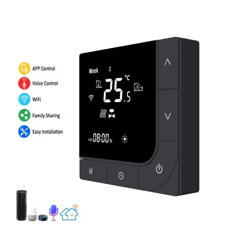 

Floor Heating Temperature Thermostat, Digital Programmable Smart Thermostat