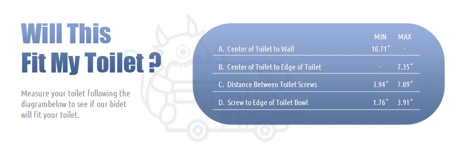 

CoolCar CoolCar на заказ с двойной насадкой, самоочищающийся распылитель для биде, современная насадка для унитаза из АБС-пластика для ванной комнаты