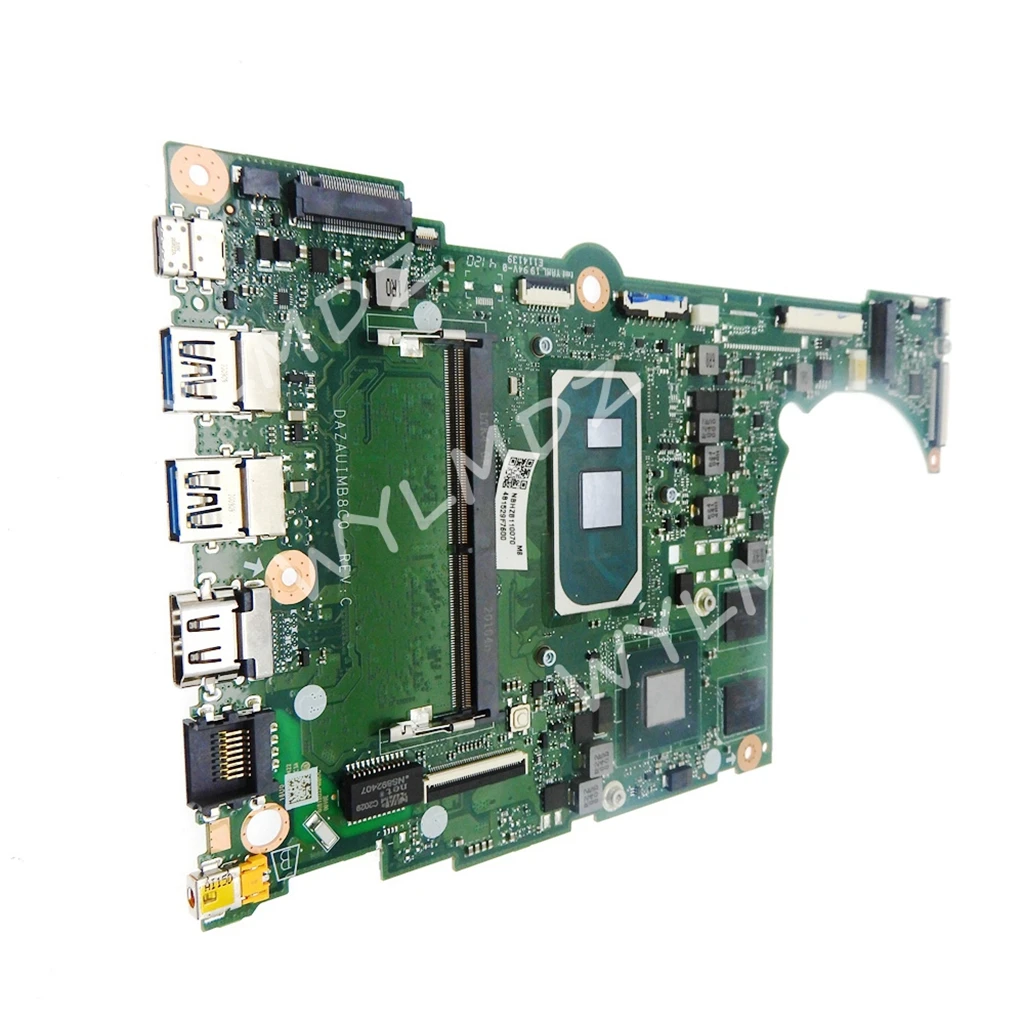 Imagem -04 - Placa-mãe Portátil para Acer Aspire Cpu I31005g1 I5-1035g1 Ram 0gb 4gb Gpu: Mx350-v2g Placa-mãe A51555 A315-57g Dazauimb8c0