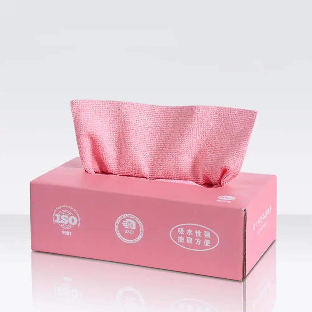 20Pcs/Box Convenient Dish Cloth  Super Absorbent Wrinkle-resistant Cleaning Rag  Counter-top Cloth Wash Towel