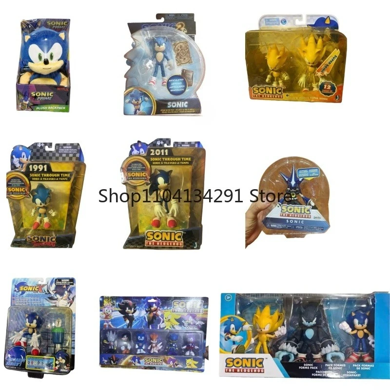 

Оригинальный JAKKS Sonic The Hedgehog Movie Super Sonic Shadow, светящаяся в темноте модель, фигурка, игрушка в подарок - редкое изготованное издание