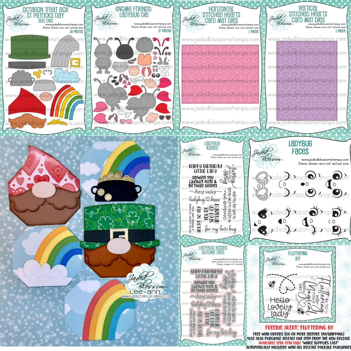 Rainbow Ladybug Metal Cutting Dies Clear Stamps For DIY Scrapbook Craft Decoration Template Card February 2026 Valentine New - view 2