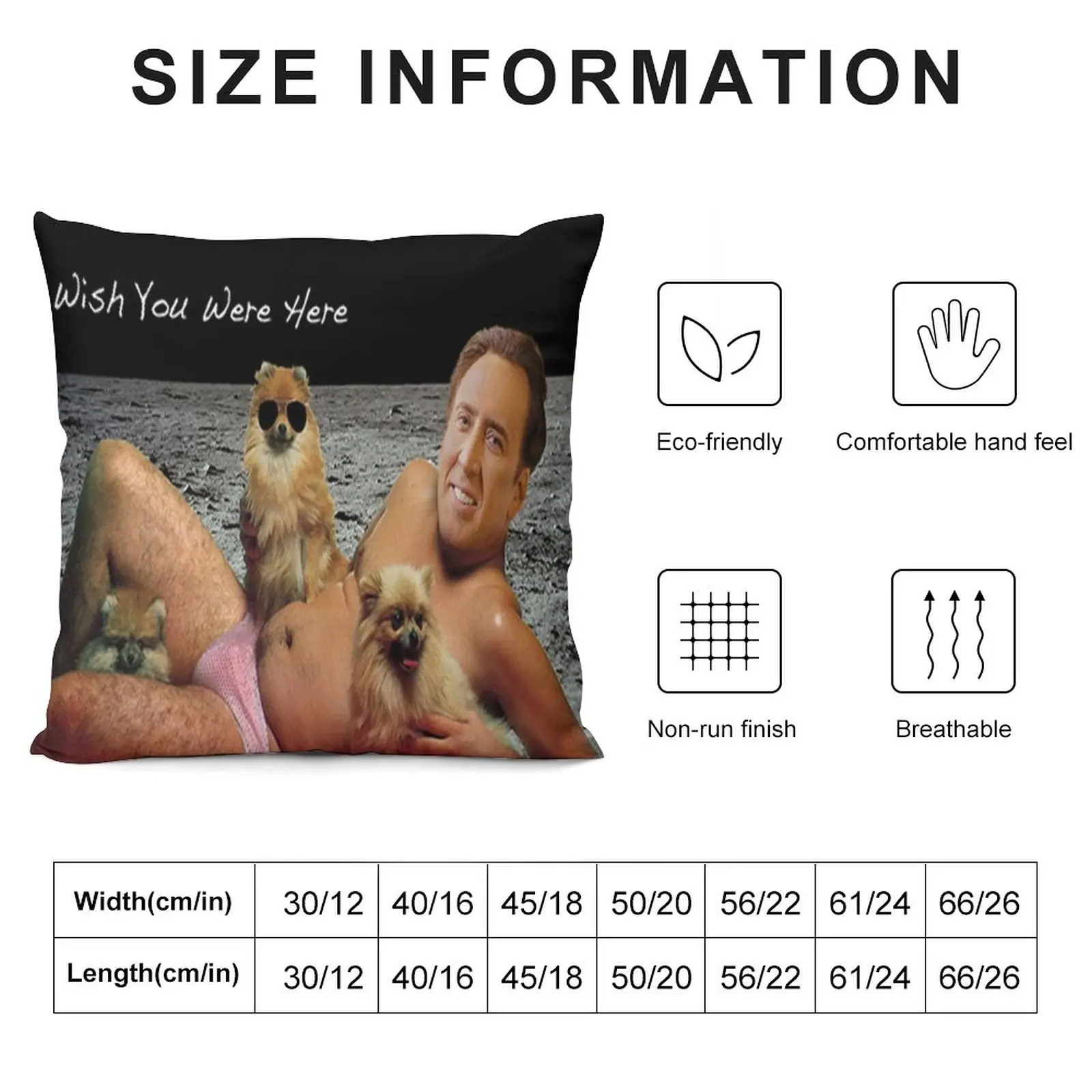 Nick Cage Pillowcase Throw Pillow Decorative Cushions For Living Room Cushions Cover Christmas Pillow Cases