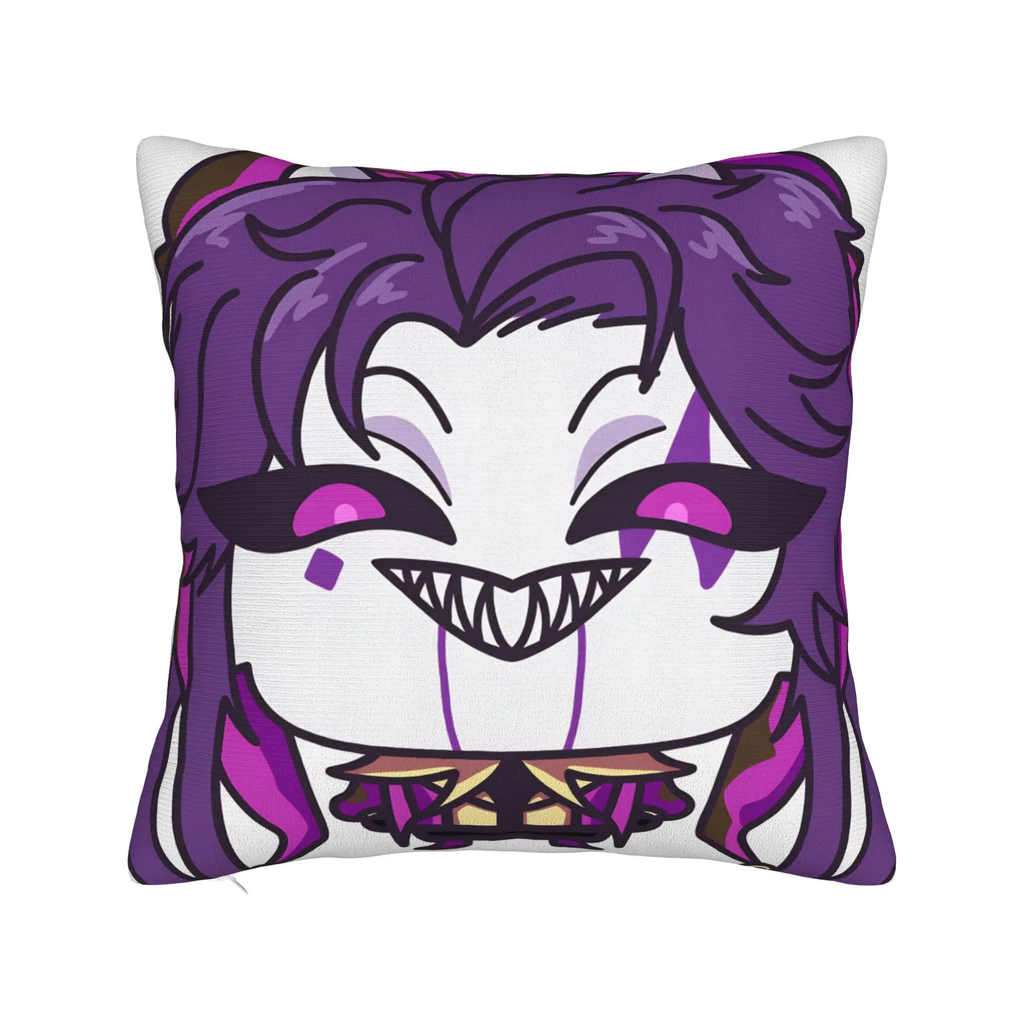 F-Freak C-Circus Jester Pillowcases  Cute Funny Pillow Case For Office Car Home Decor Square Pillow Cover