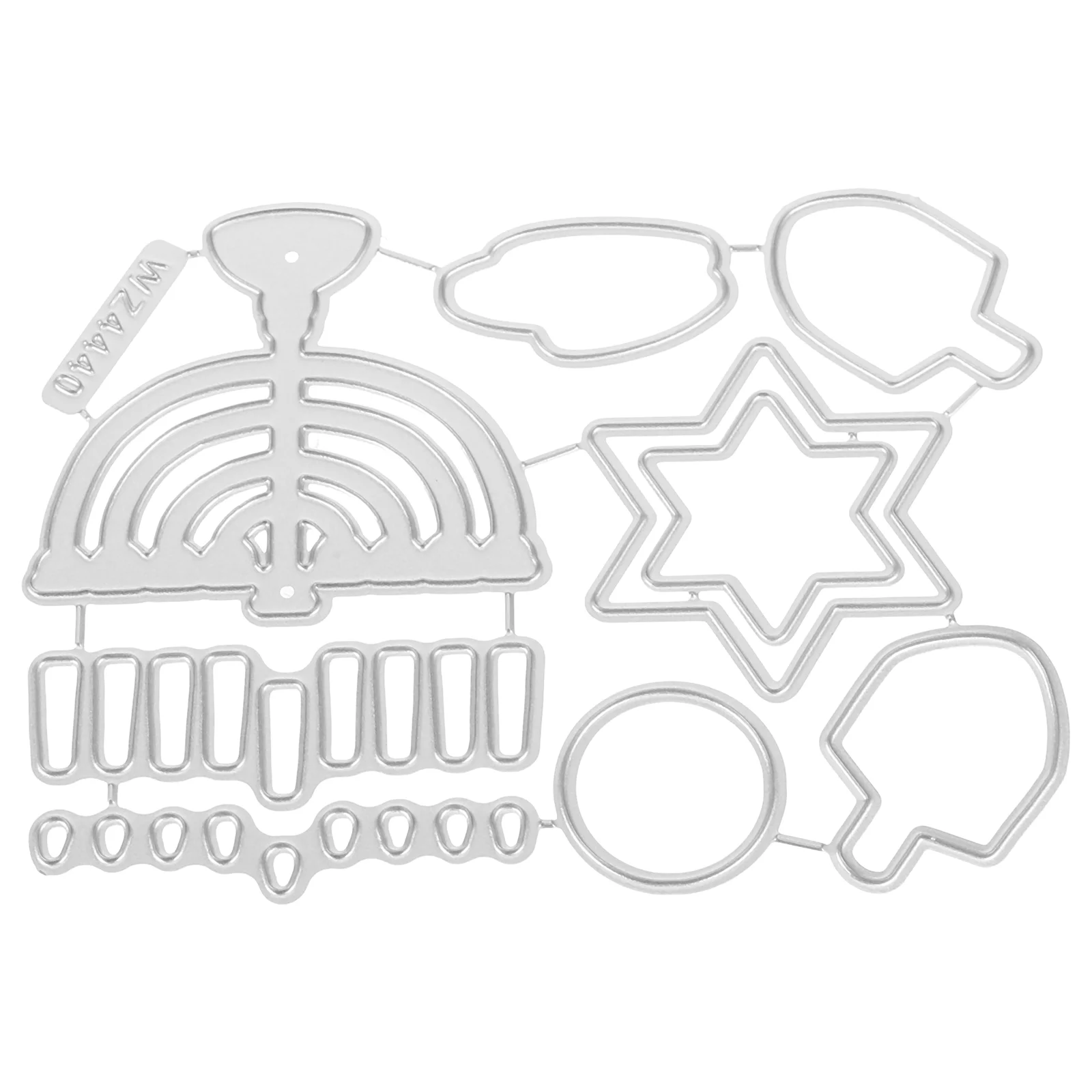 Holder Hanukkah Die Stamps DIY Cutting Metal Carbon Steel Silver Dies Decor Gift