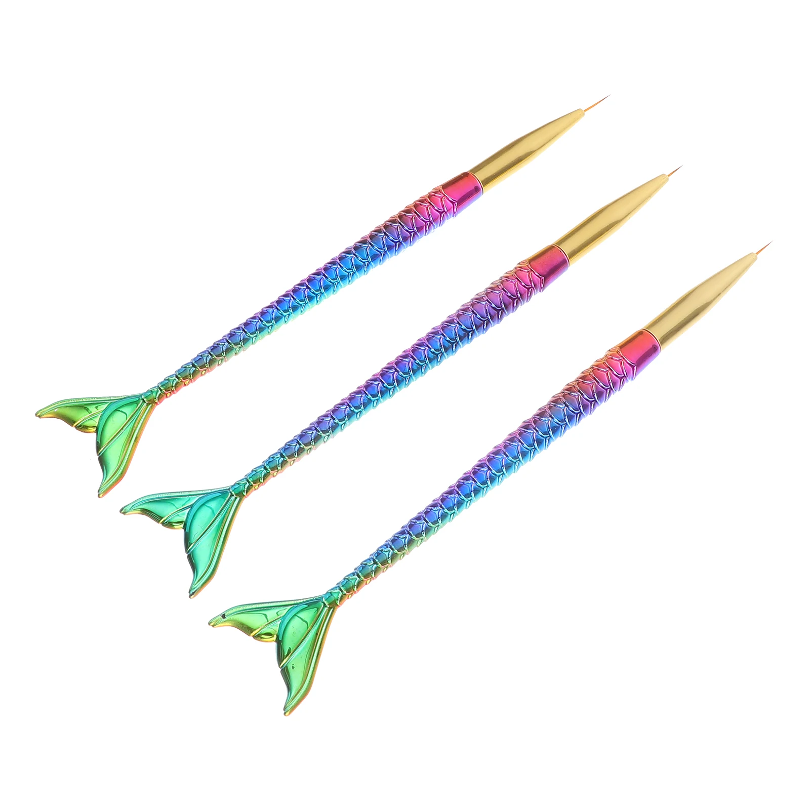 

3pcs Professional Nail Art Liner Pens Durable Premium Material Creative Design Easy Handle Draw Fine Lines Gifts