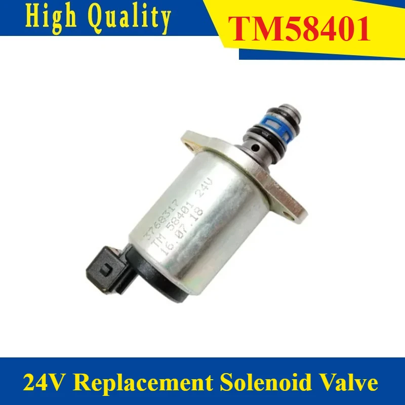 

High Quality 24V Replacement Solenoid Valve TM58401 for Excavator Truck 3768317 TM58401