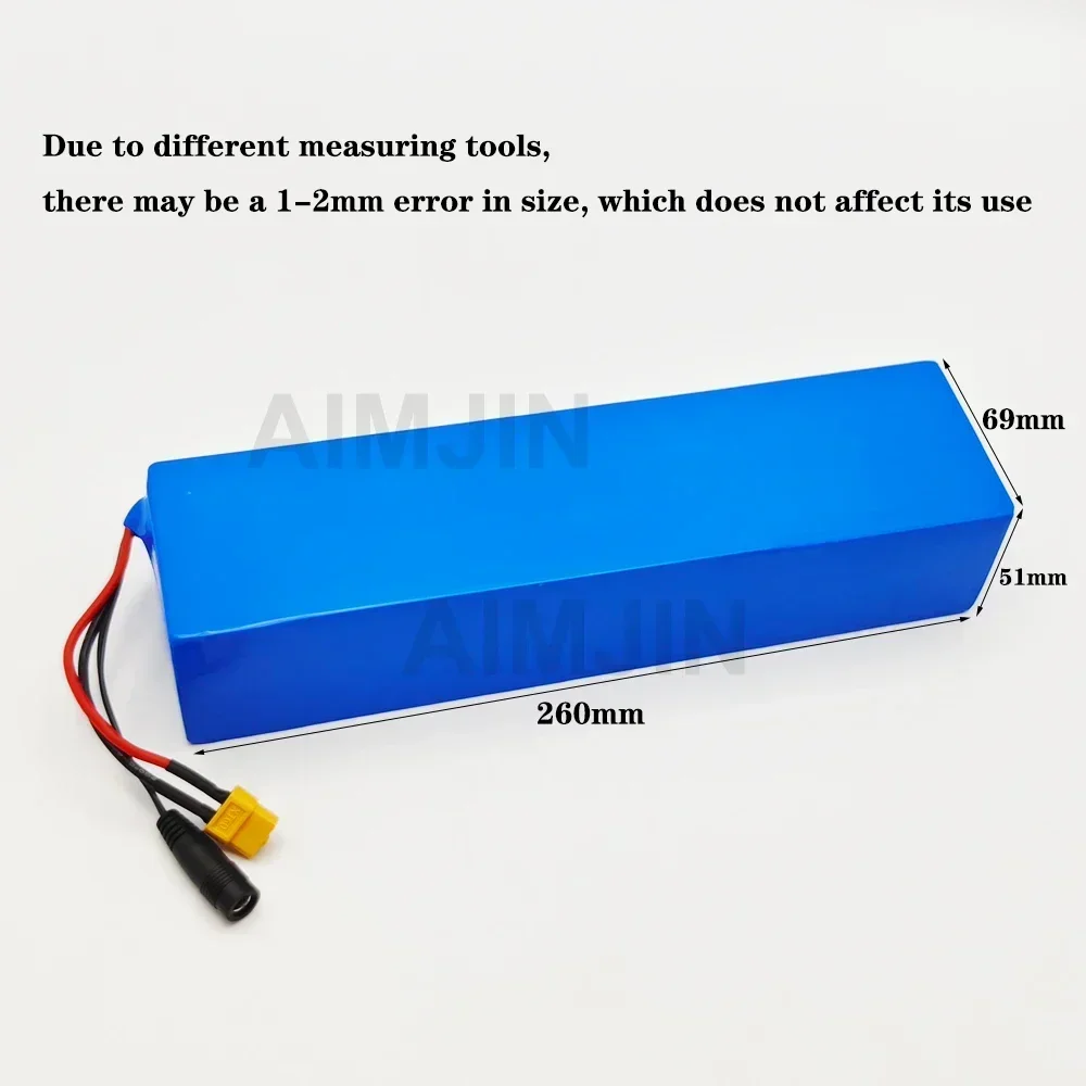 14S2P battery pack, with BMS, for Various transport vehicles 52V 6800mAh 18650 rechargeable battery