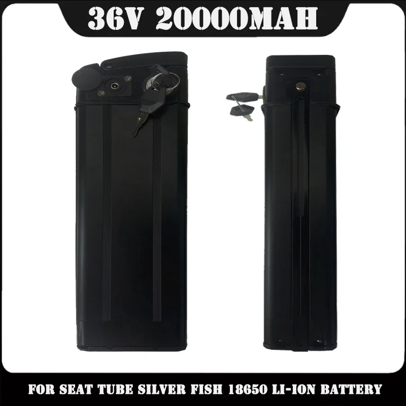 

18650 Battery 10S5P 36V 20AH Lithium Silver Fish Batterie Akku for 350W 500W 750W 1000W Li-ion Battery Pack 18650